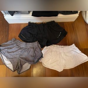 Lululemon 2.5 low waisted hotty hot bundle